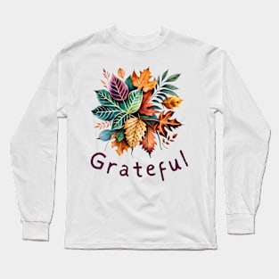 Grateful - Purple Long Sleeve T-Shirt